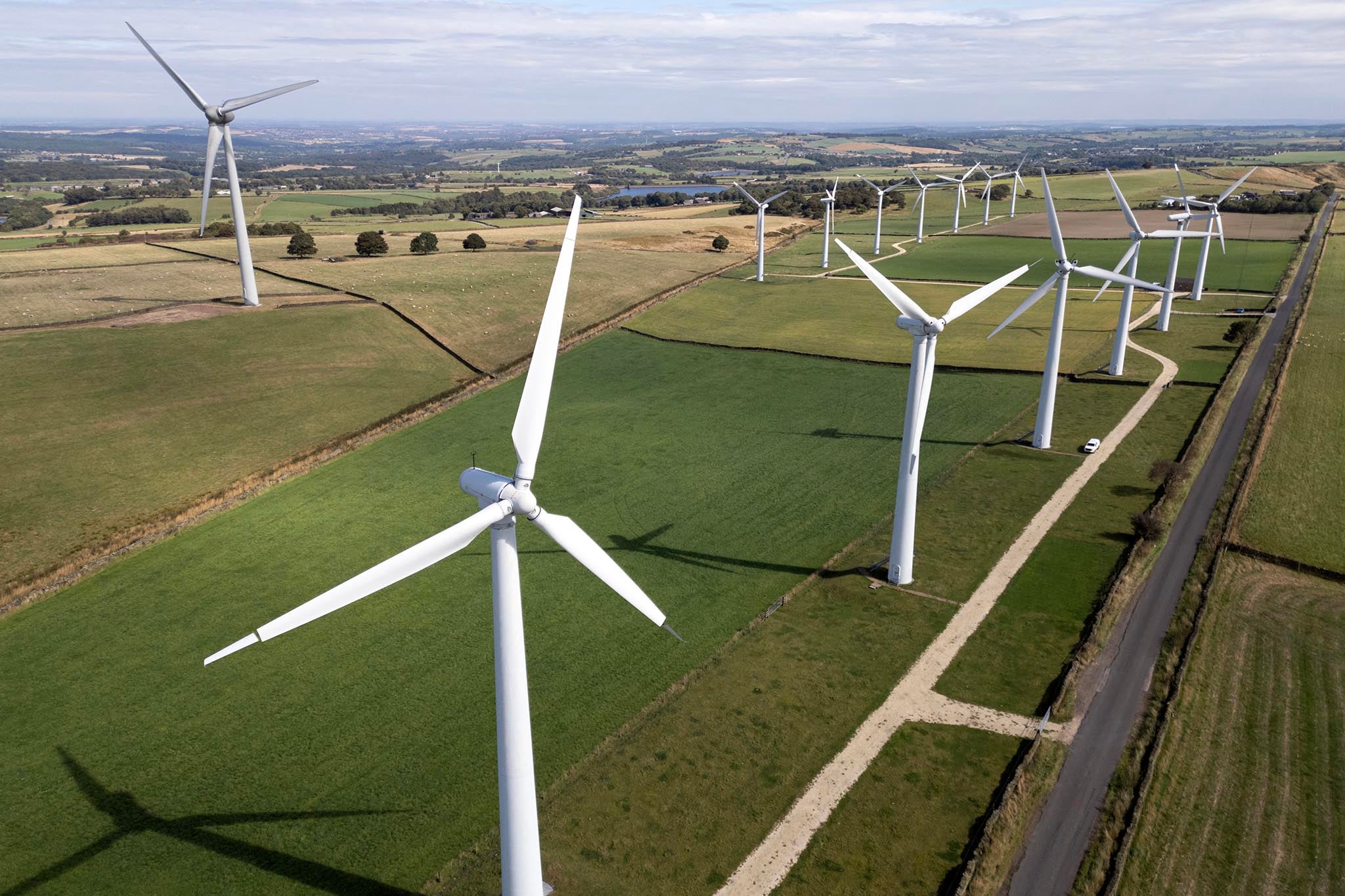 Wind farms, solar energy and installing heat pumps in homes are all ways we could reduce our dependency on fossil fuels