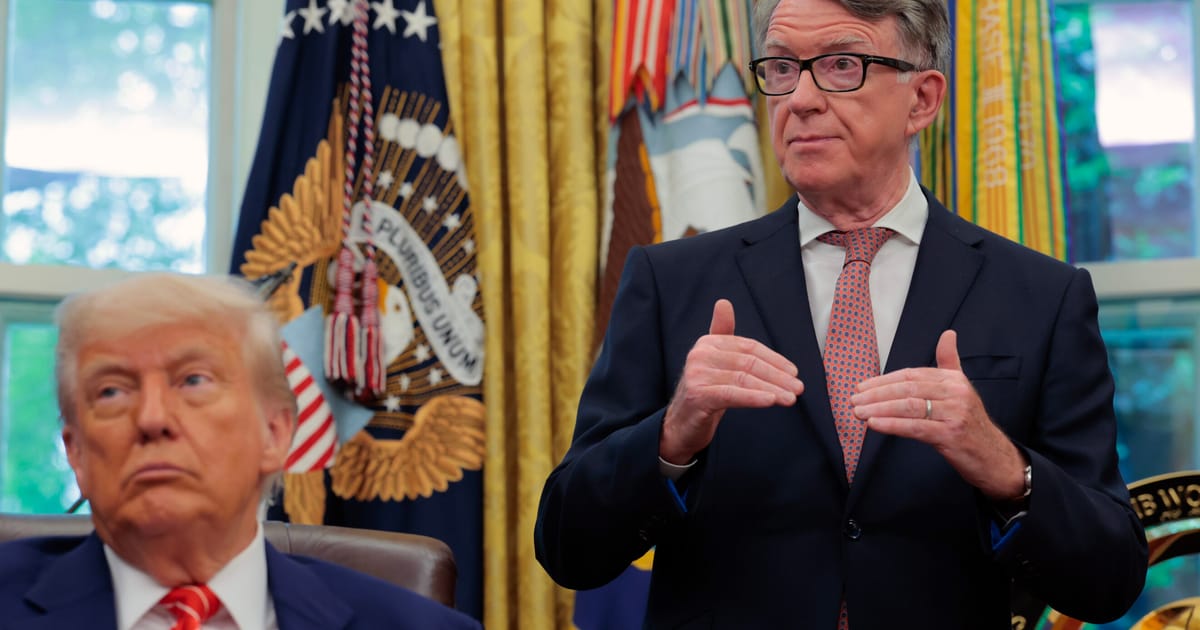 Trump’s team repeatedly tried to intervene over Mandelson appointment – POLITICO