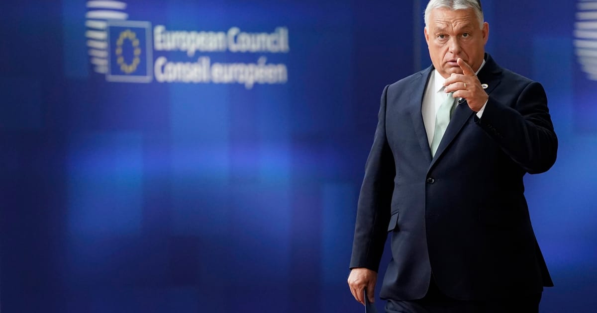 EU hopes Druzhba pipeline deal pushes Orbán to back Ukraine loan – POLITICO