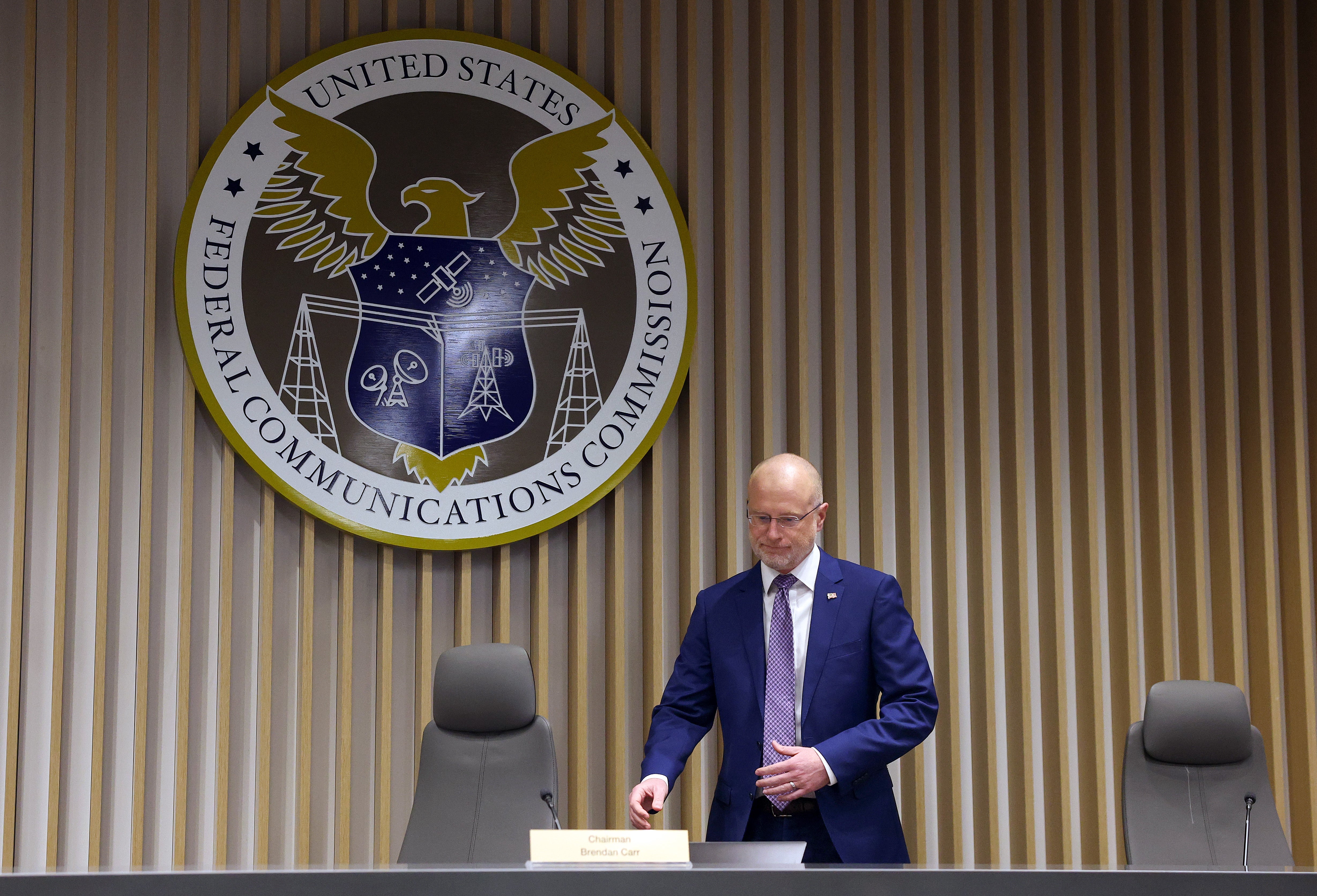 FCC Chair Brendan Carr appeared to threaten broadcasters with the loss of their licenses after President Donald Trump ranted against legacy media outlets and their coverage of the Iran war