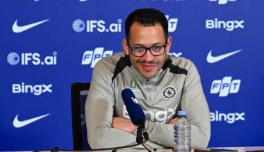 Liam Rosenior delivers the latest Chelsea team news ahead of Aston Villa | News | Official Site