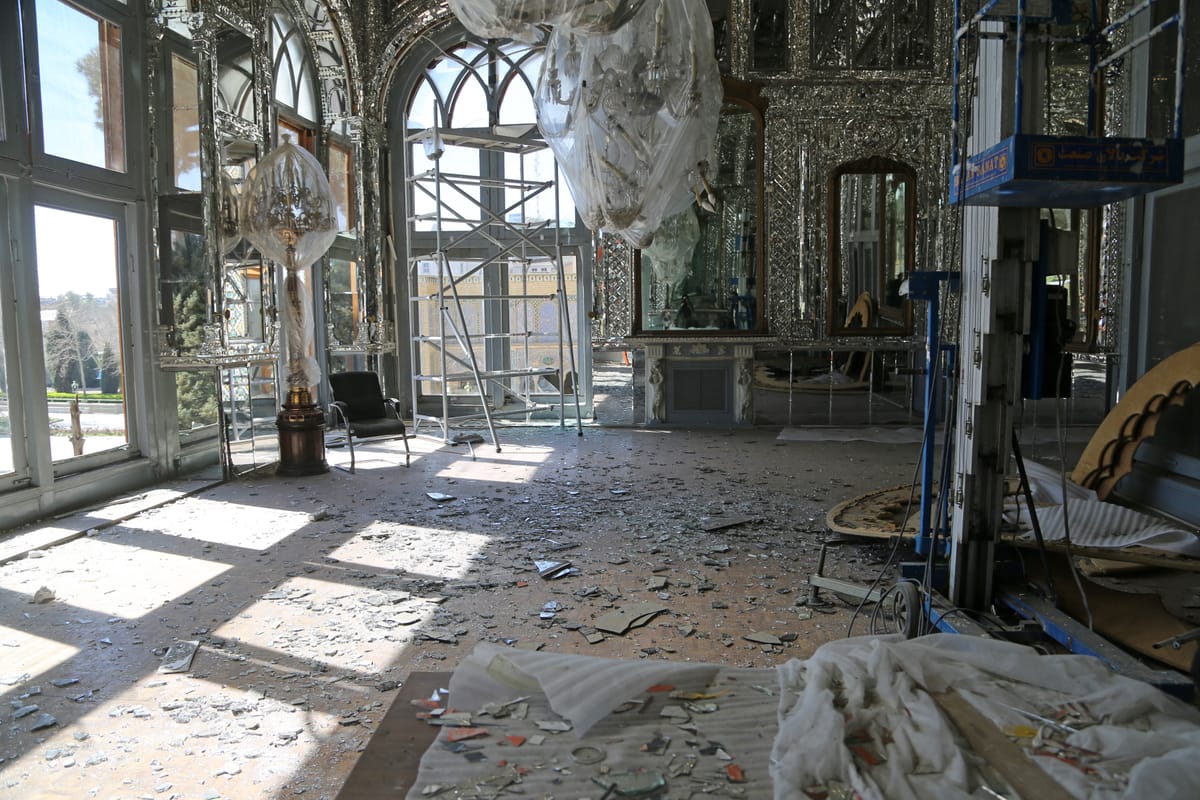 Israel-US Strikes Damage Tehran’s Historic Golestan Palace
