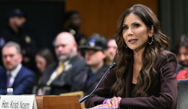 Trump has quietly asked Hill Republicans if he should fire Homeland Security Secretary Kristi Noem.