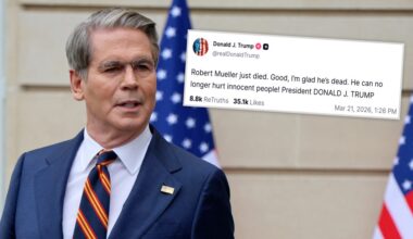 Trump's reaction to Mueller's death draws ire, some approval