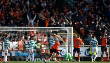 Celtic's title chances plummet as data reveals the damage done by Dundee United defeat