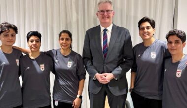 Five members of Iranian women’s football team granted asylum in Australia