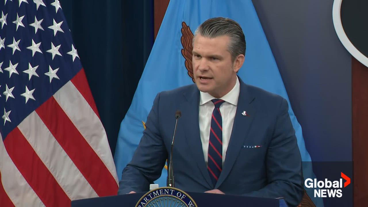 Click to play video: 'Iran will not be ‘endless’ war, U.S. Pentagon chief Hegseth says'