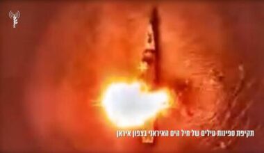 IDF releases first footage of strike on Iranian Navy in C