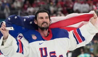 Jets goalie Hellebuyck upset his wife bears brunt of criticism for White House visit - CTV News