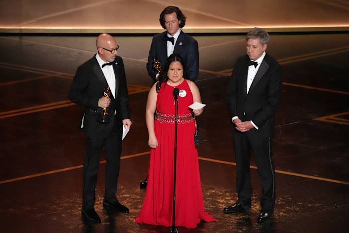 Mother of Uvalde school shooting victim speaks at the Oscars