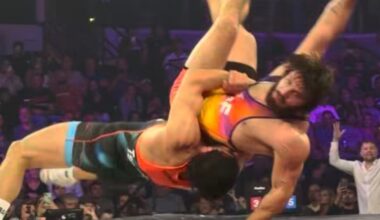 Arman Tsarukyan throws Georgio Poullas to secure victory in RAF 7 main event, calls out ‘bullsh*t guy’ Colby Covington