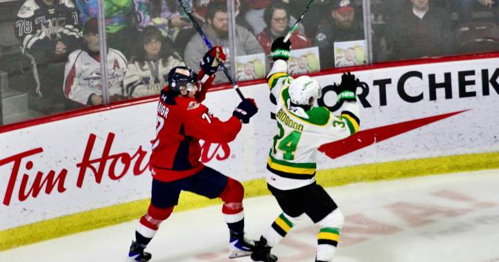 Windsor hands London lopsided loss; Knights are 1 point behind Soo in final week of regular season - London