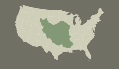 Map shows how big Iran is compared with the 50 US states | Maps News