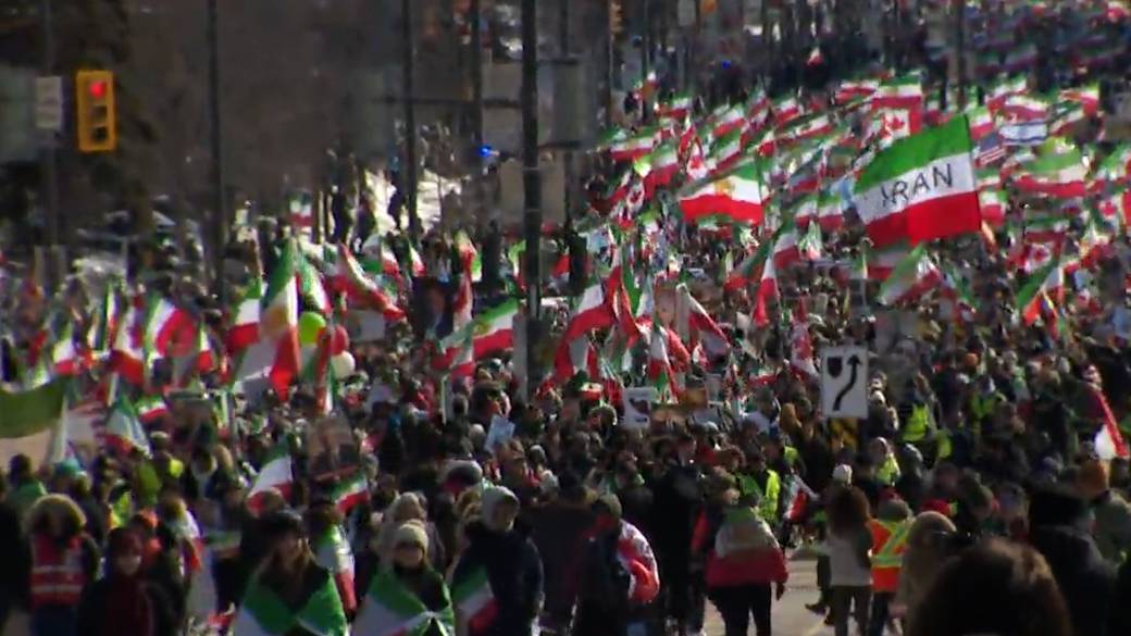 Click to play video: 'Iranian-Canadians in GTA react to U.S.-Israel strikes on Iran'