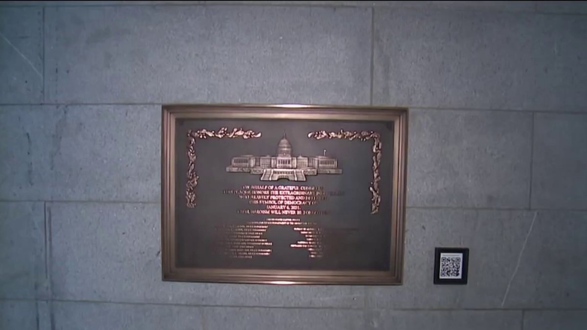 Former officers react to location of Jan. 6 plaque – NBC4 Washington