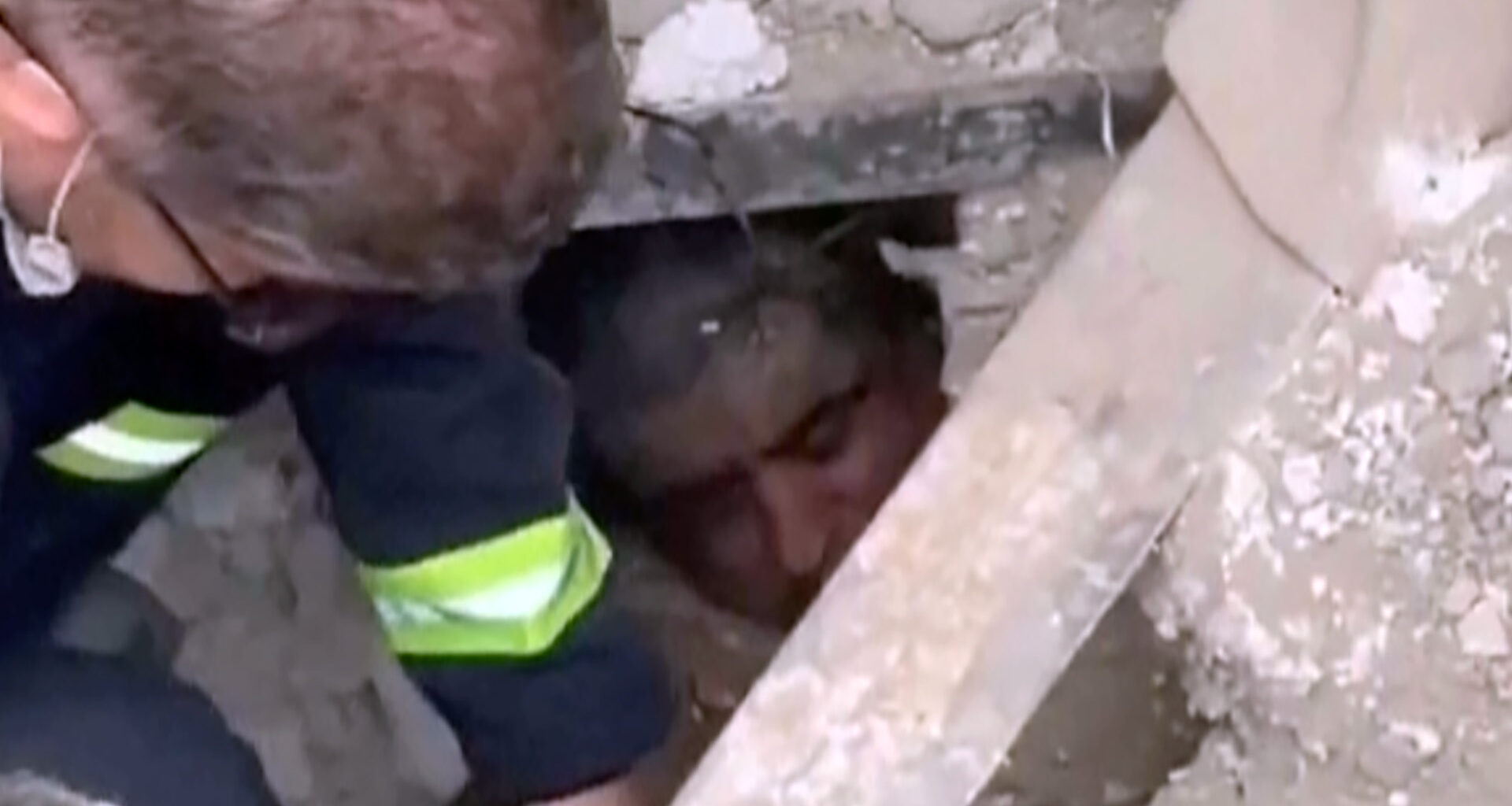 Moment rescuers find man alive under the rubble in Tehran | US-Israel war on Iran