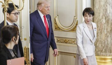 Iran war, China loom at summit between Donald Trump, Sanae Takaichi