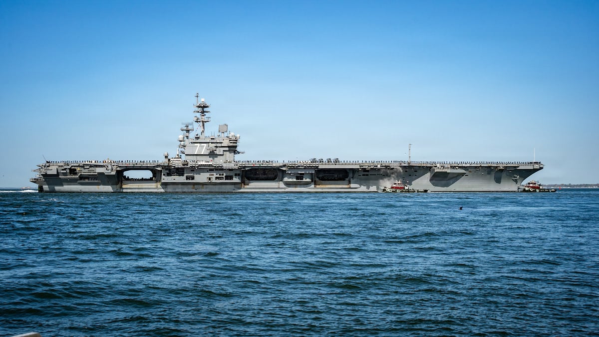 USS George H.W. Bush deploys amid Iran war