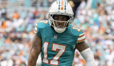 Dolphins trade Waddle to Denver. Details and draft options