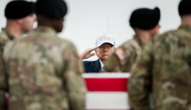 Trump fundraising email uses photo of March 7 dignified transfer of deceased soldier