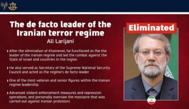 Israeli strikes eliminate Iranian security chief Larijani and Basij commander Soleimani