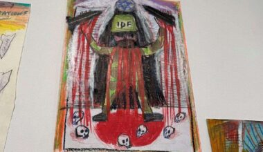 Matthew Collings ‘Drawings Against Genocide’ exhibition at Joseph Wales Studios, Margate, slammed as antisemitic