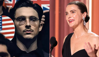 Timothée Chalamet and Keri Russell