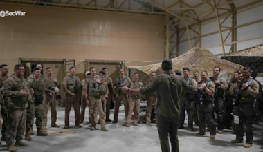 Hegseth visits U.S. troops in Middle East amid Iran war