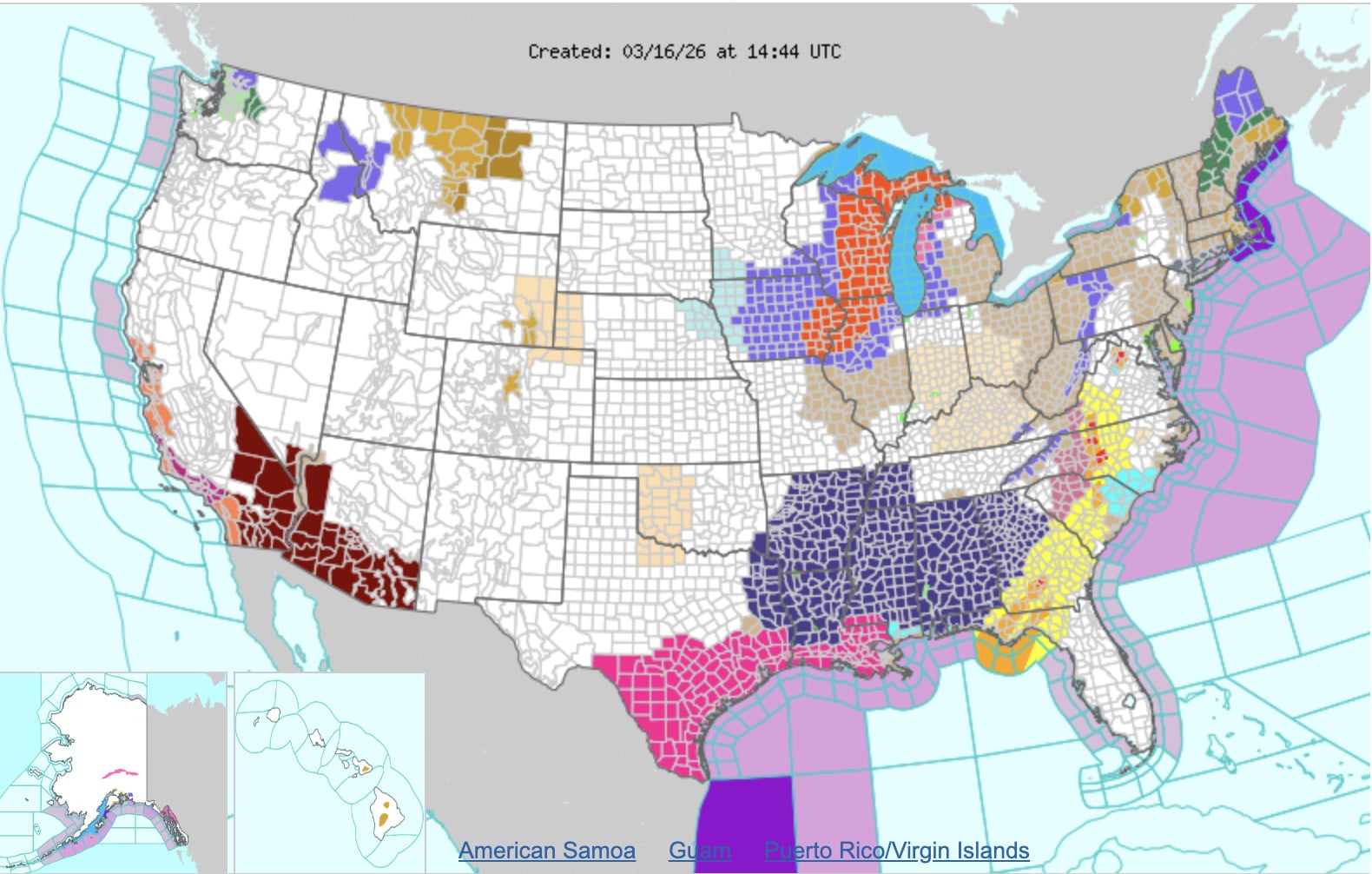 Nws Weather Alert Map