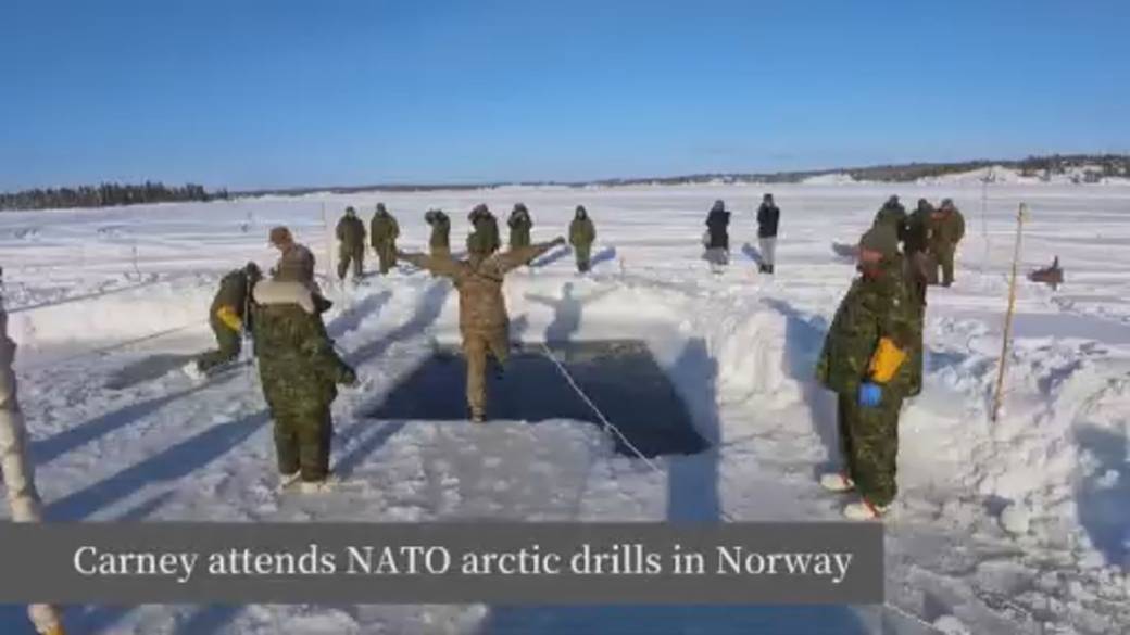 Click to play video: 'Carney observes NATO arctic cold response exercise amid rising geopolitical tensions'