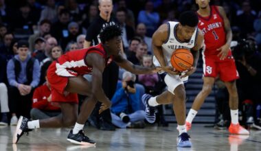 Villanova guard Zion Stanford appeared in 10 games for the Wildcats this year. The junior guard and West Catholic grad transferred in from Temple after last season.