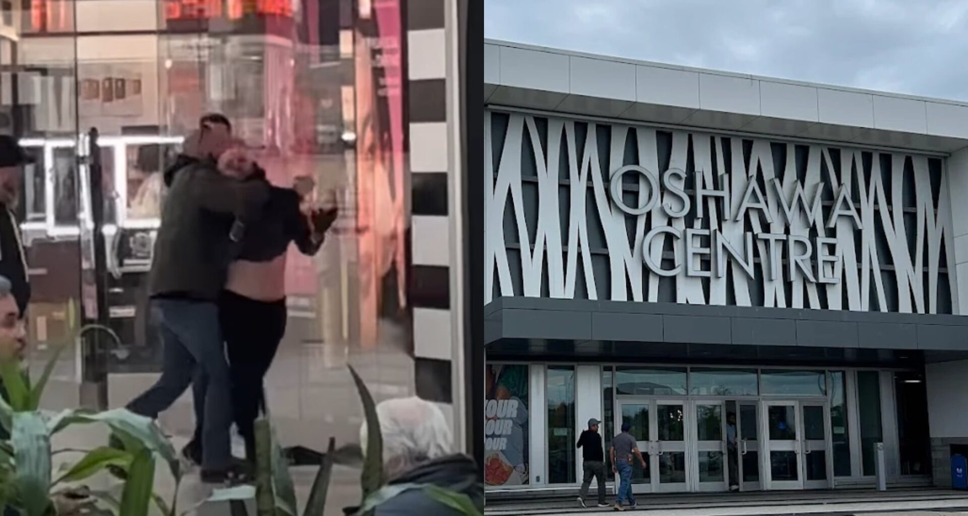 VIDEO: Bystanders tackle suspects in smash-and-grab robbery at Oshawa Centre mall