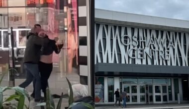 VIDEO: Bystanders tackle suspects in smash-and-grab robbery at Oshawa Centre mall