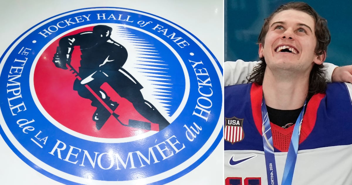 Toronto’s Hockey Hall of Fame responds after Jack Hughes calls Olympic puck display ‘bulls***’ - CTV News