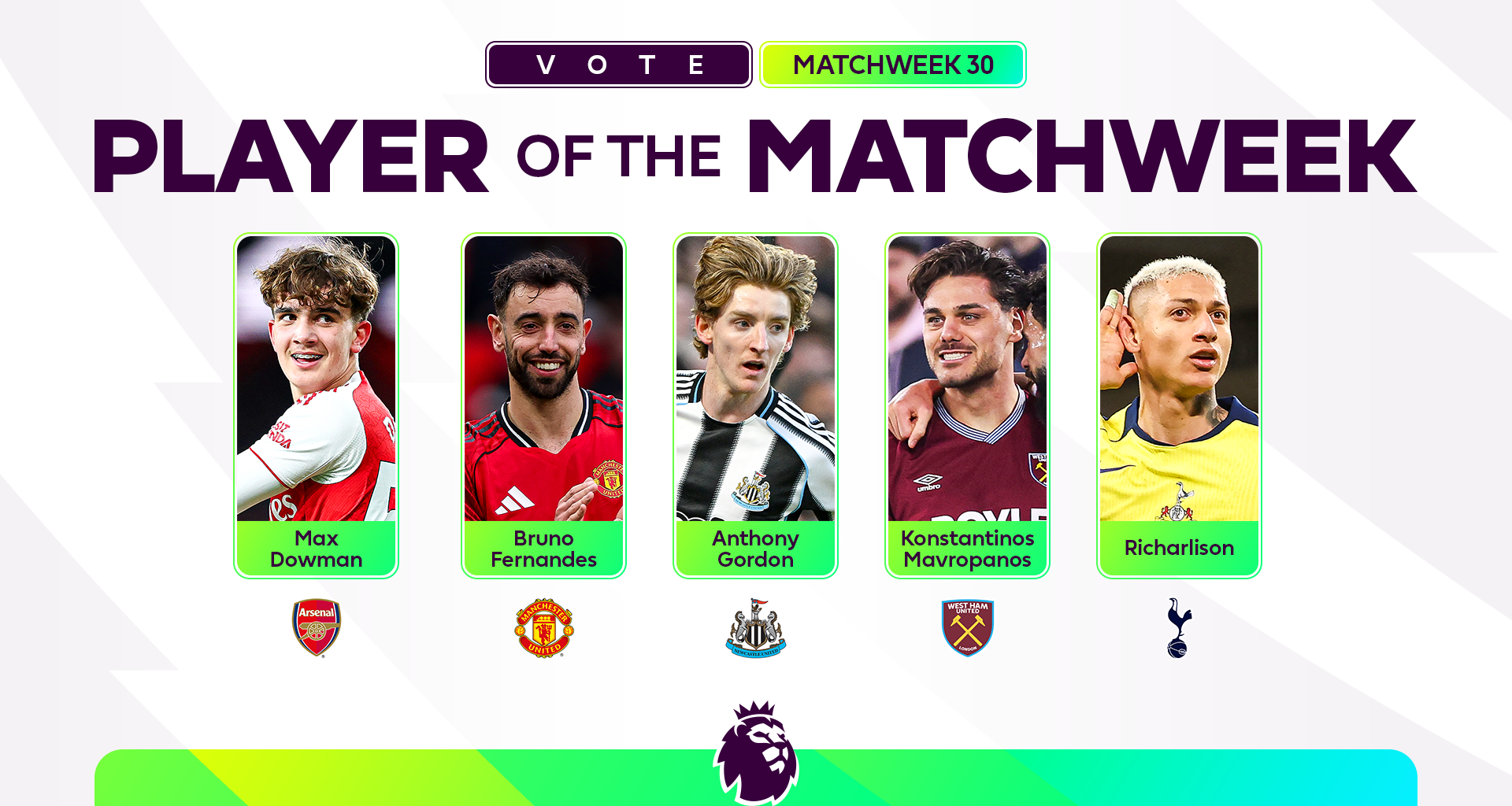 Who was the best player of Matchweek 30?