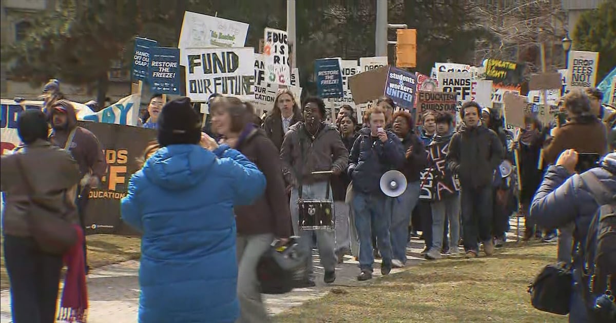Students protest OSAP changes at Queen’s Park - CTV News