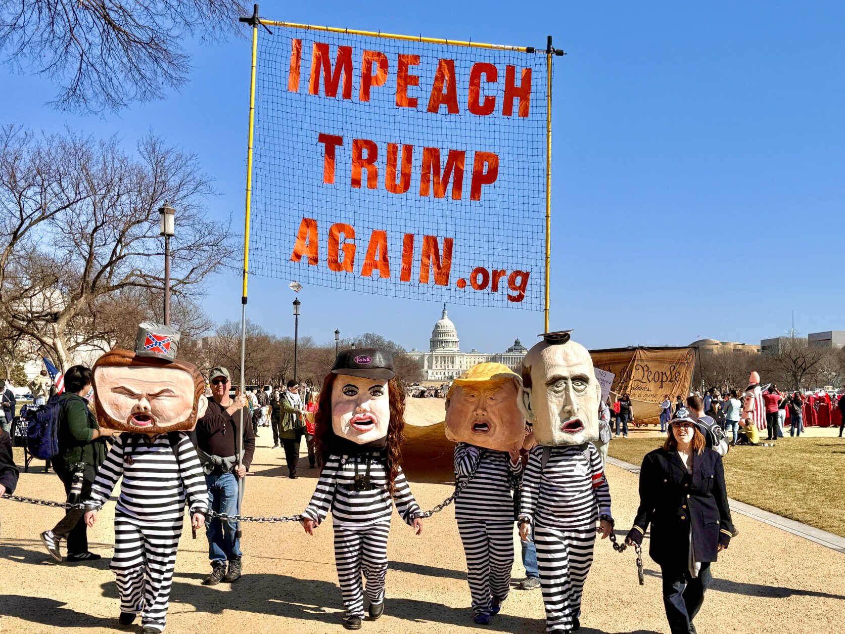 Protestors on National Mall