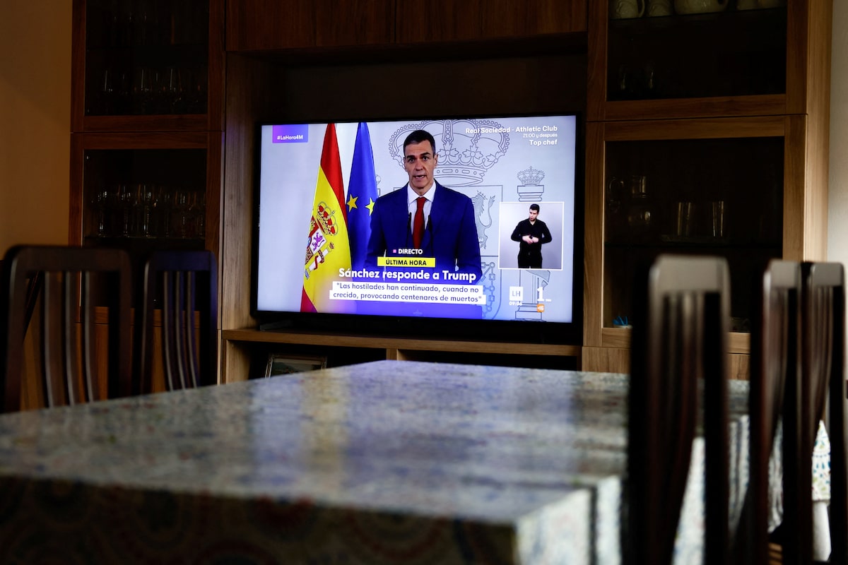 Spanish PM stands by opposition to Iran attacks, pushes back on Trump criticism