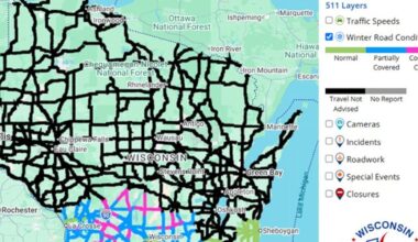 Wisconsin Department of Transportation urging people to stay off roads