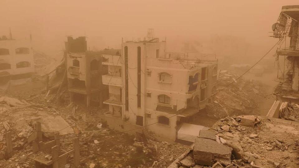 Gaza סופת חול בעזה