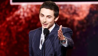 Timoth&eacute;e Chalamet at the 31st Annual Critics Choice Awards held at the Barker Hangar on January 04, 2026 in Santa Monica, California. (Photo by JC Olivera/Variety via Getty Images)