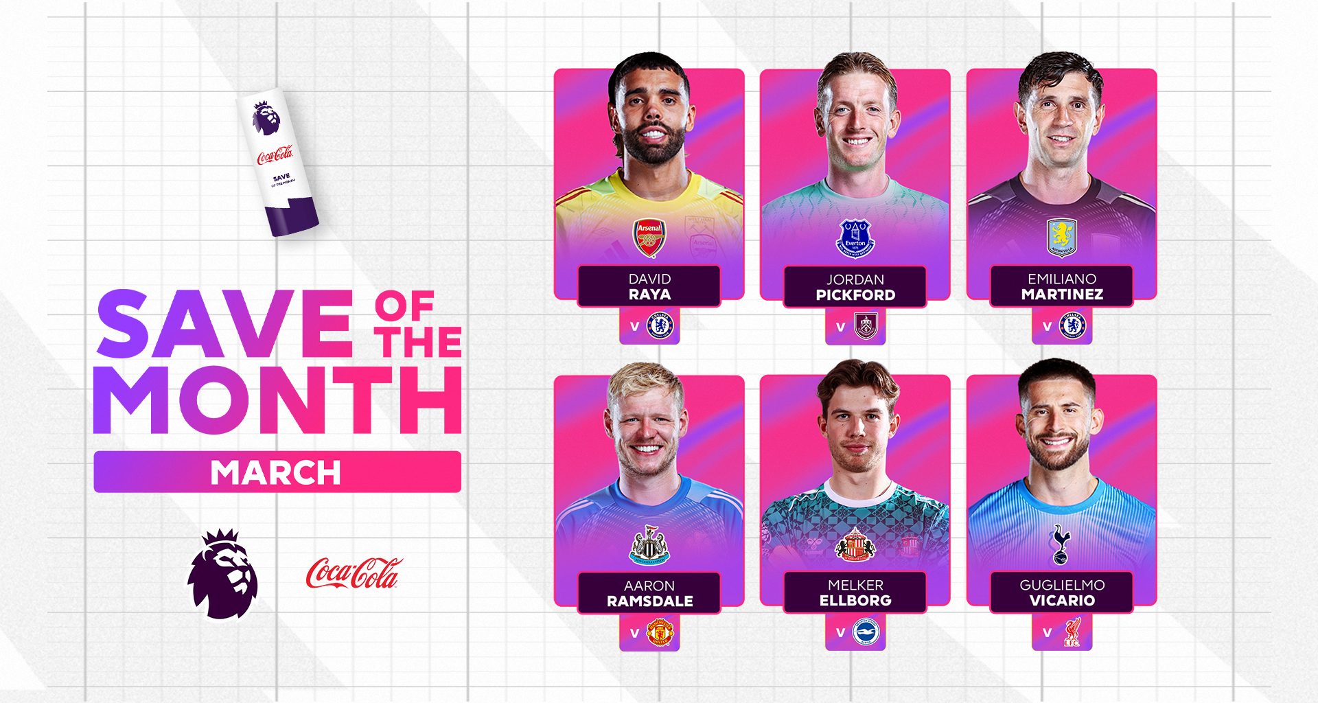 Choose your Coca-Cola Save of the Month