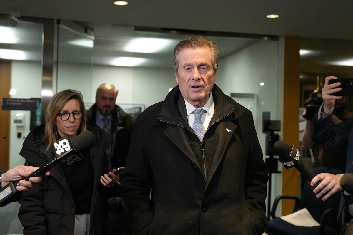 John Tory says he won’t run for mayor of Toronto