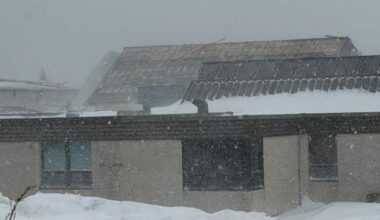 High winds blow roof off school, wreak havoc across Alberta