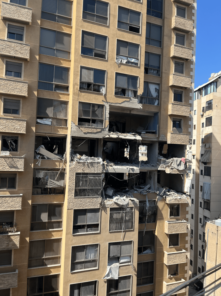 The site of Israel's attack on Aisha Bakkar [Justin Salhani/Al Jazeera]