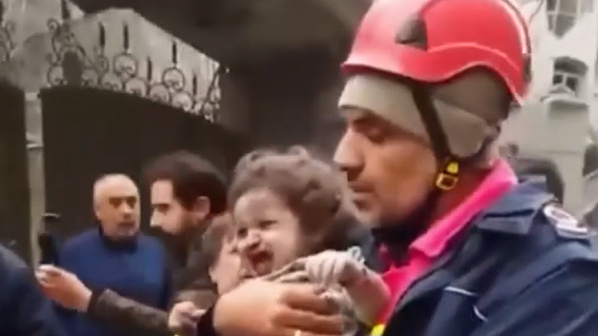 Toddler rescued after US-Israeli strike on Iran | US-Israel war on Iran