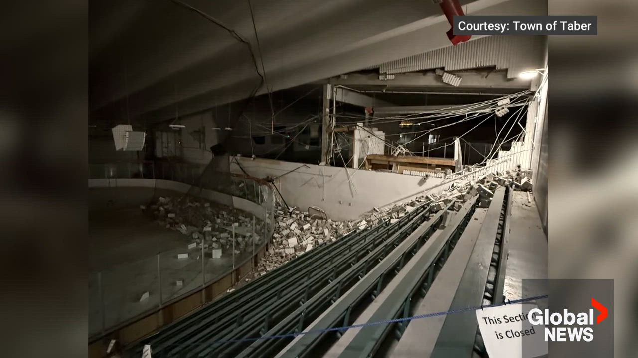 Click to play video: 'Community rallies as cause of explosion at Taber arena revealed'