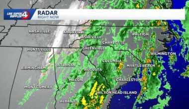 South Carolina weather: Severe storm threat Monday