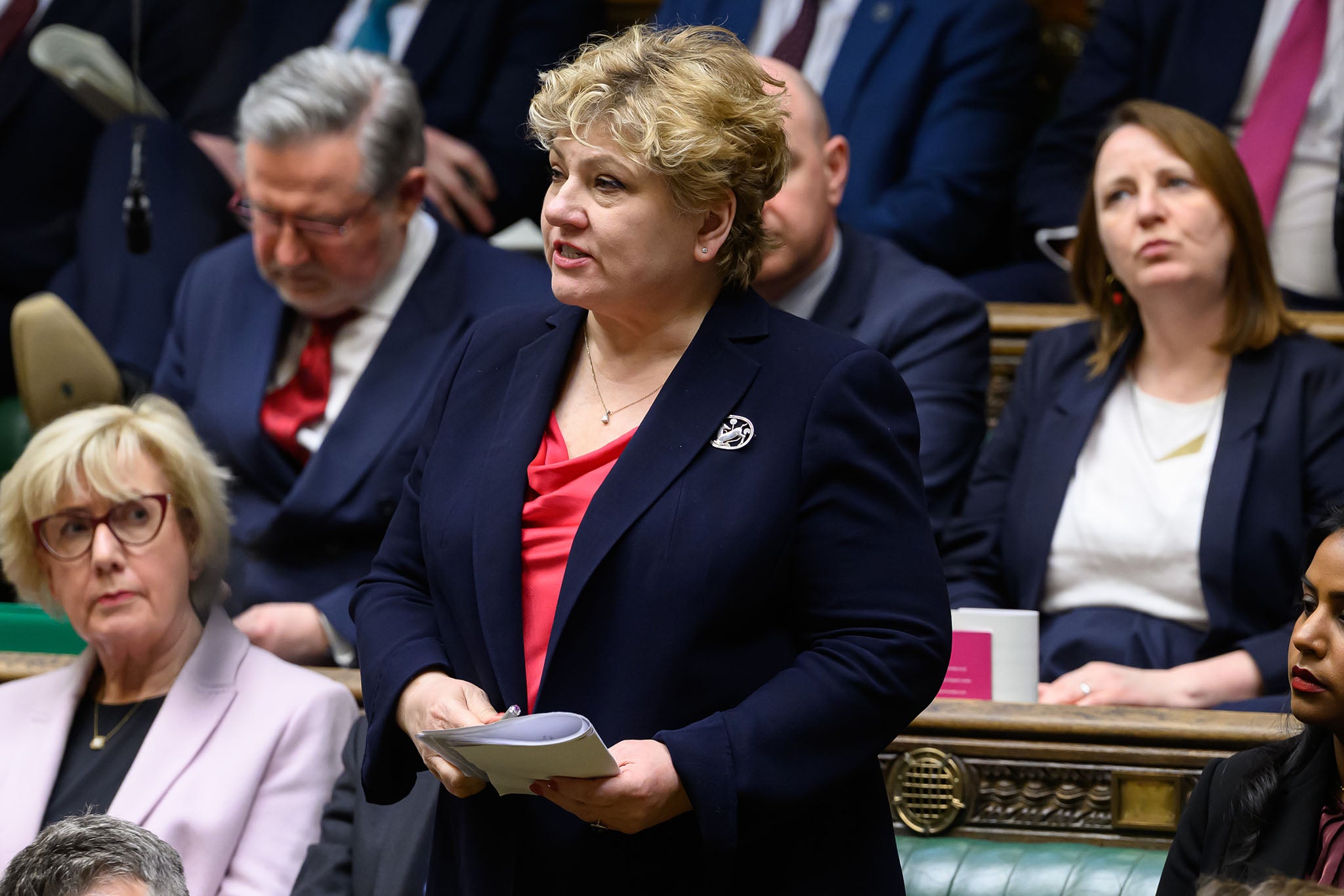 Foreign affairs committee chair Dame Emily Thornberry said it would be ‘difficult’ if the the state visit went ahead against the backdrop of war