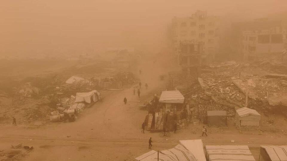 The Gaza Strip סופת חול בעזה